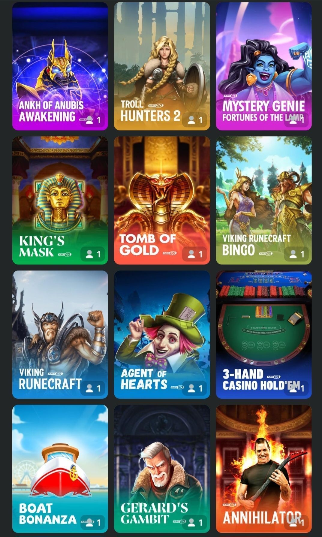 BongoCasino game