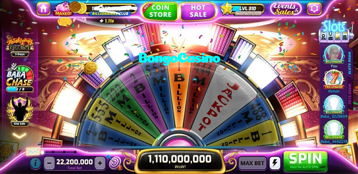BongoCasino casino presented on mobile device in Pakistan with slots and live games